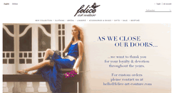 Desktop Screenshot of felice-art-couture.com